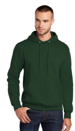 Green hoodie